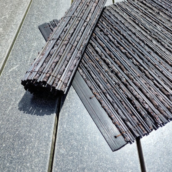 Platzdeckchen Natur aus Bambus und Zweigen Tischset Tischuntersetzter  Platzdecke schwarz oder braun - Etsy.de
