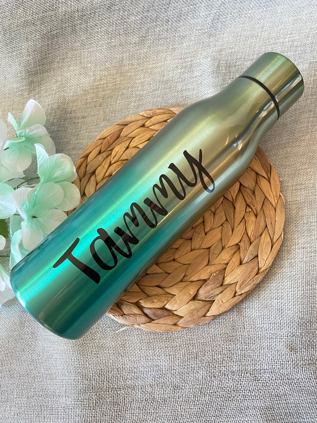 Personalized Stainless Steel Water Bottle - Etsy
