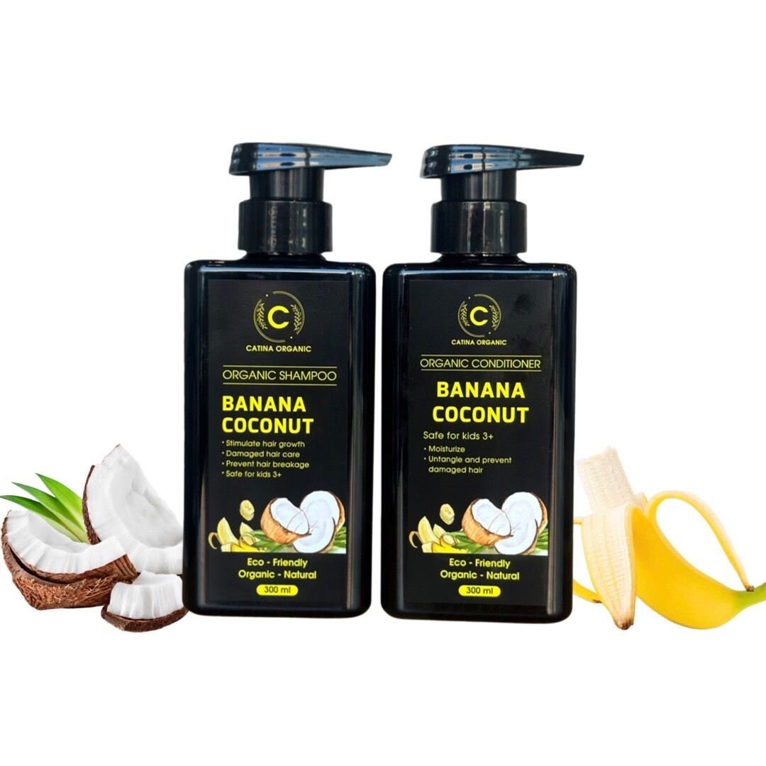 Velsigne fotoelektrisk udskiftelig Organic Shampoo Conditioner for Kids Kid Banana Coconut - Etsy