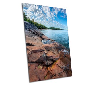 Rocky Shoreline, Wetmore Shoreline Trail, Little Presque Isle Point, Marquette, Lake Superior, Northern Michigan/Upper Peninsula, Fine Art