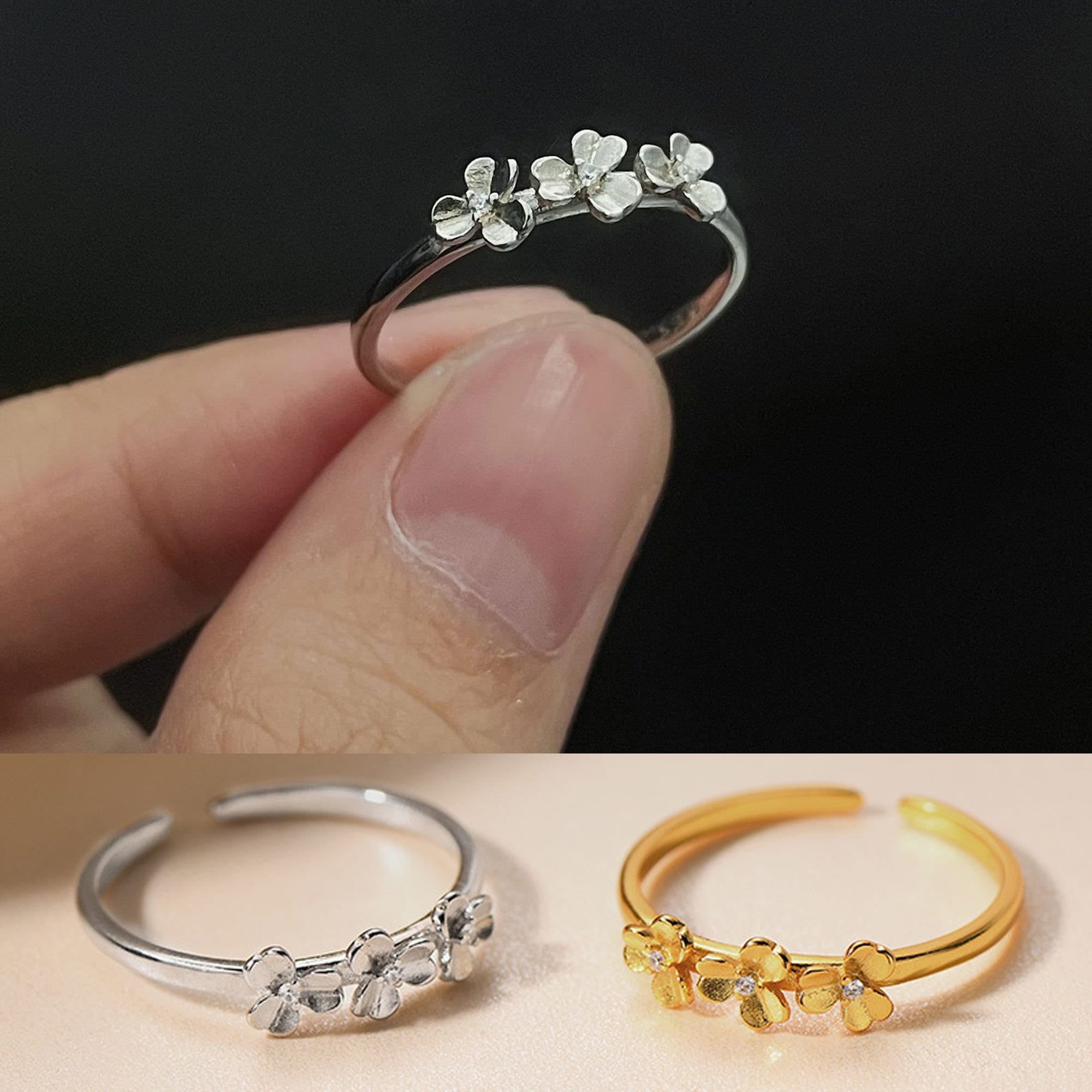 Upscale Modern Leaf Ring – Andaaz Jewelers