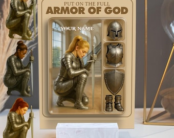 Targa acrilica personalizzata "Armatura completa di Dio" - Regali cristiani
