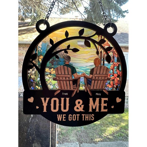 Personalized Couple Beach You And Me We Got This Ornament