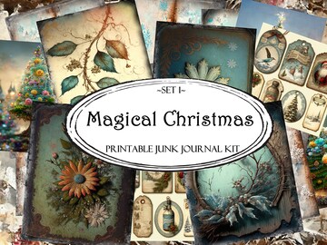 Snow White Junk Journal Kit, Junk Journal Supplies, Junk Journal Ephemera, Scrapbooking Supplies, Ephemera Pack, Journal Printable, Craft