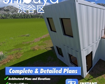 Shibuya Duplex: A Modern 8-Container Home for Multi-Family and Airbnb Investors