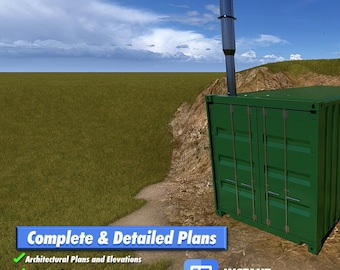 Shipping Container Nuclear Bunker Blueprint – DIY Underground Shelter Plans
