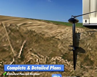 DIY Concrete Block Foundation Plan for 40ft Shipping Container Storage