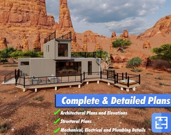 Shipping Container Home Plans Golfer's Paradise – D2
