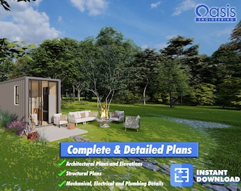 Engineered Shipping Container Home Plans – B1
