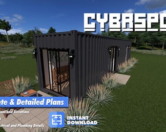 Cyber-Space A2M Container Home Design – Modern, Minimalist, Engineered for Living