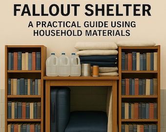 DIY Indoor Fallout Shelter – Emergency Survival Guide Using Household Items (PDF Download)