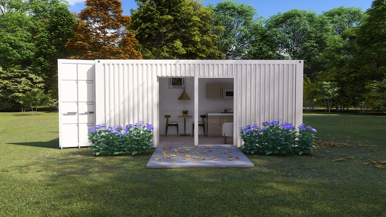 The Urban Loft - Secure and Sleek 20x8 Shipping Container Home Plans ...