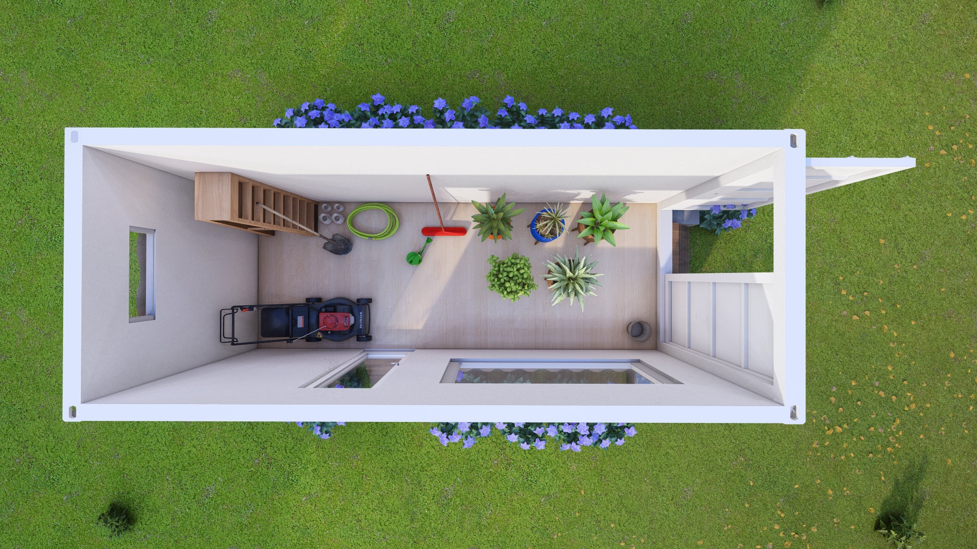 20ft Shipping Container: Garden Workshop & Storage Plans - Etsy