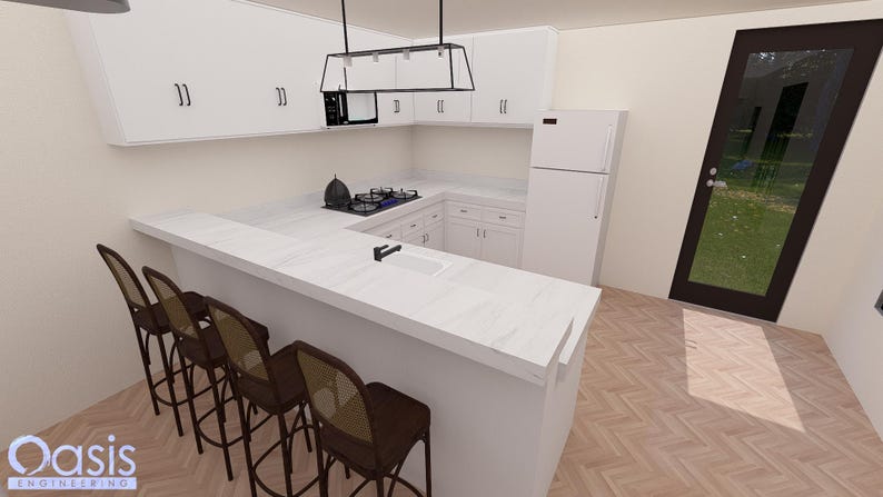 40ft Double Container Home Plans – Spacious One Bedroom Studio With ...