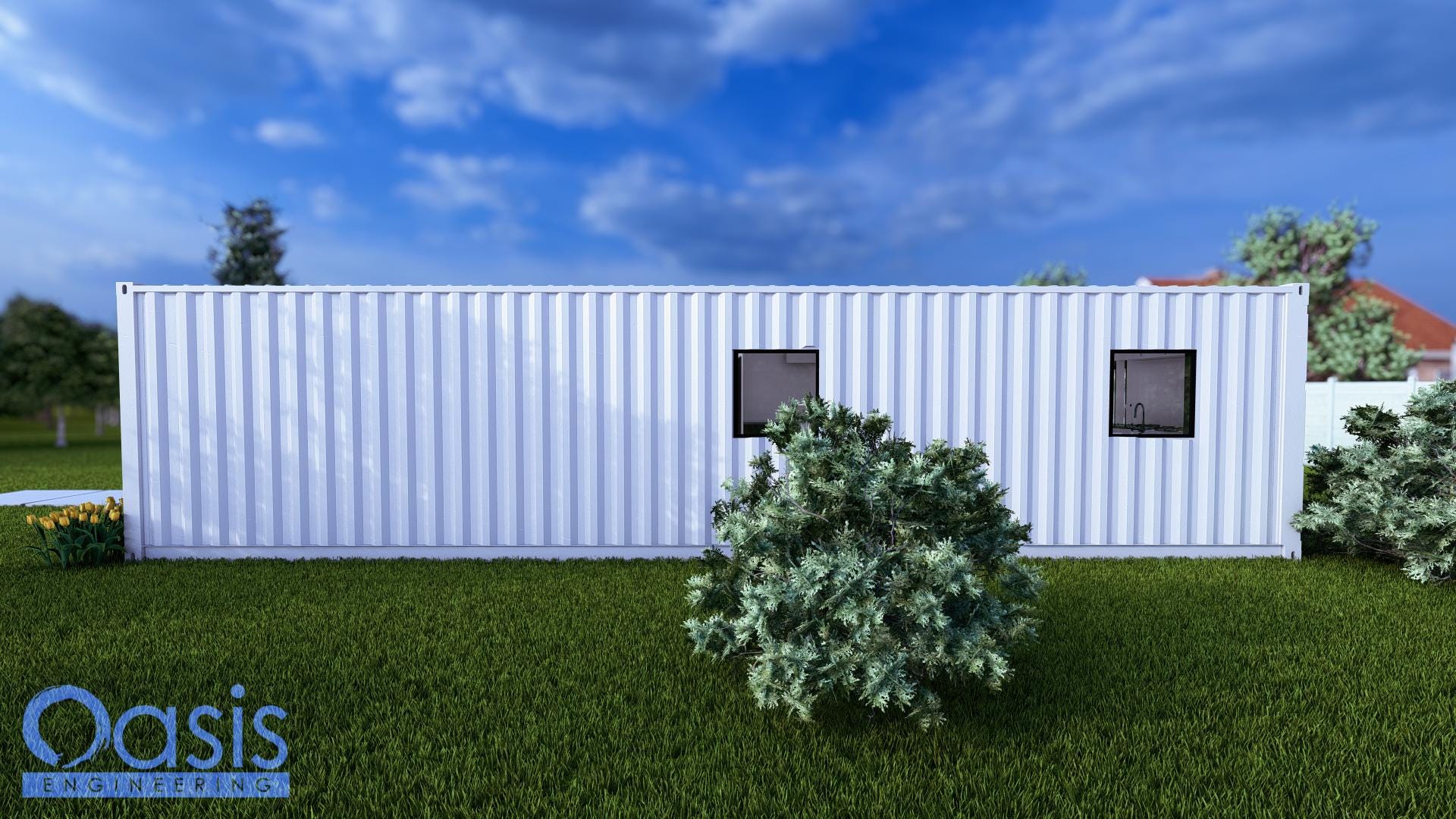 Modern 3 Bedroom Container Home Plans | 40x32 DIY Shipping Container ...