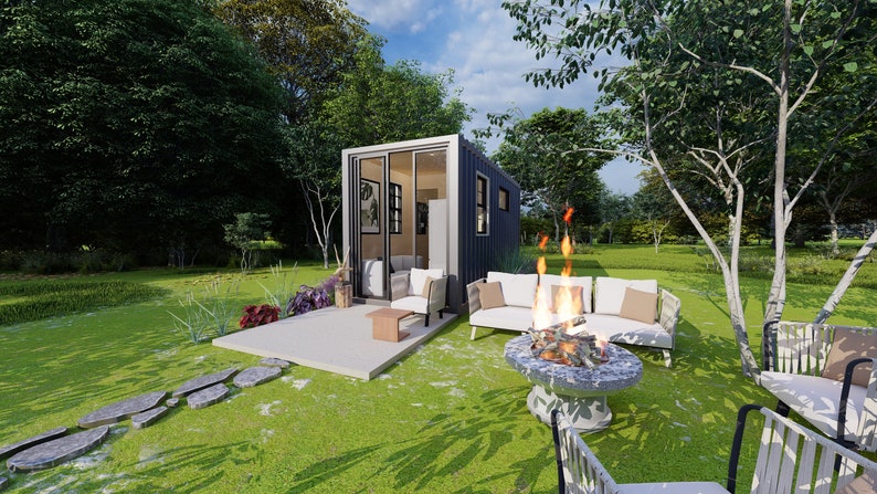 Container B1 Engineered Shipping Container Home Plans – B1 - Etsy