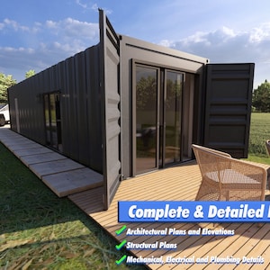 Shipping Container House Plans: Cyber Space – A2 | DIY Tiny House Instructions
