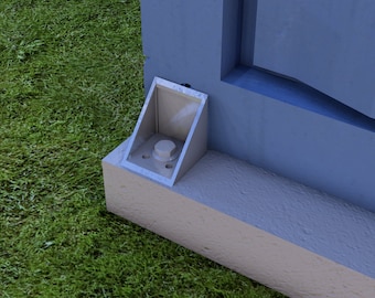 DIY Container Twist Lock into Existing Foundation: 20ft Shipping Container Storage Plans