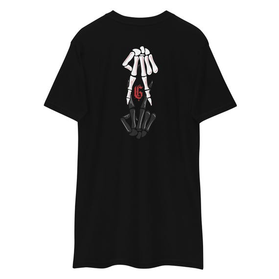 Skeleton Hands Square & Compass T-Shirt
