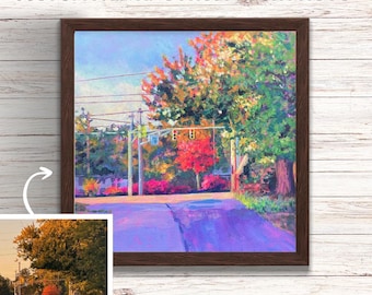 Custom painting from your photo, canvas art pet portrait, couple painting, landscape, travel or home keepsake gift commission, unframed