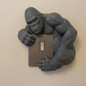 Silverback Gorilla Ljusbrytarskydd & Hugger