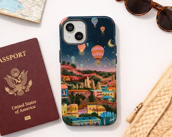 Hot Air Balloon Phone Case: Tough Protective iPhone & Samsung Cover