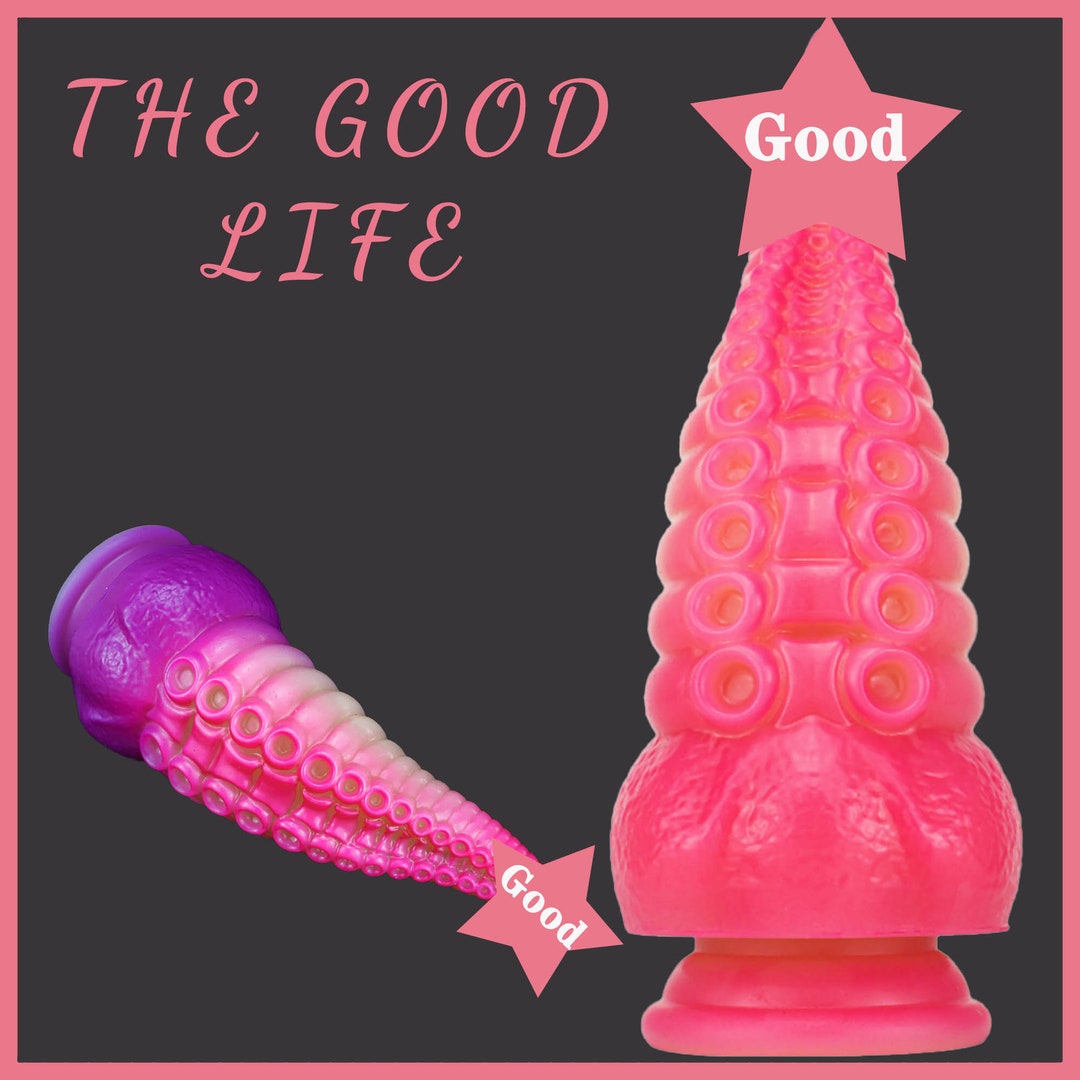 Silicone Dildo With Suction Cup, Knotted Dildo, Knot Di…