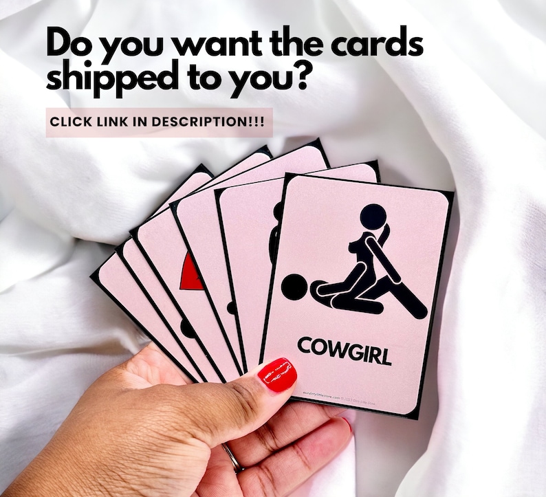 KINKY Sex Position Card Game | Steamy Sex Game for Him or Her | Mature