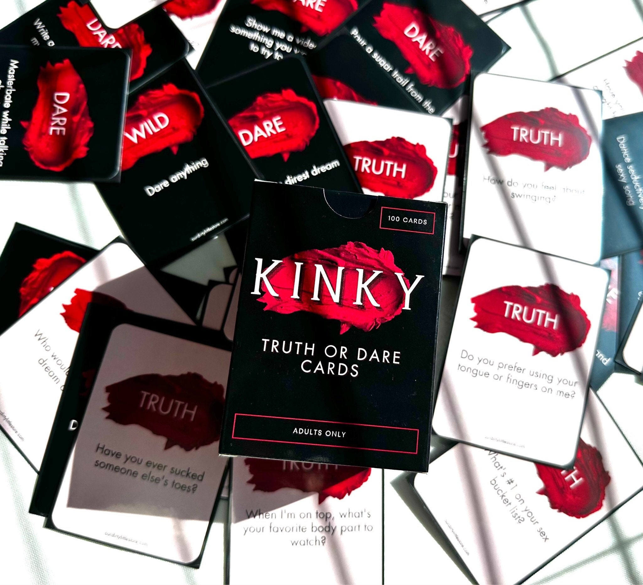 Kinky Truth or Dare, 100 Card Deck - LIMITED QUANTITY