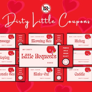 51 SEX Coupons | Naughty Gift | FLIRTY Sex Coupons | Steamy Sex Game for Him or Her | 51 Dirty Little Requests | Naughty Little PDF File