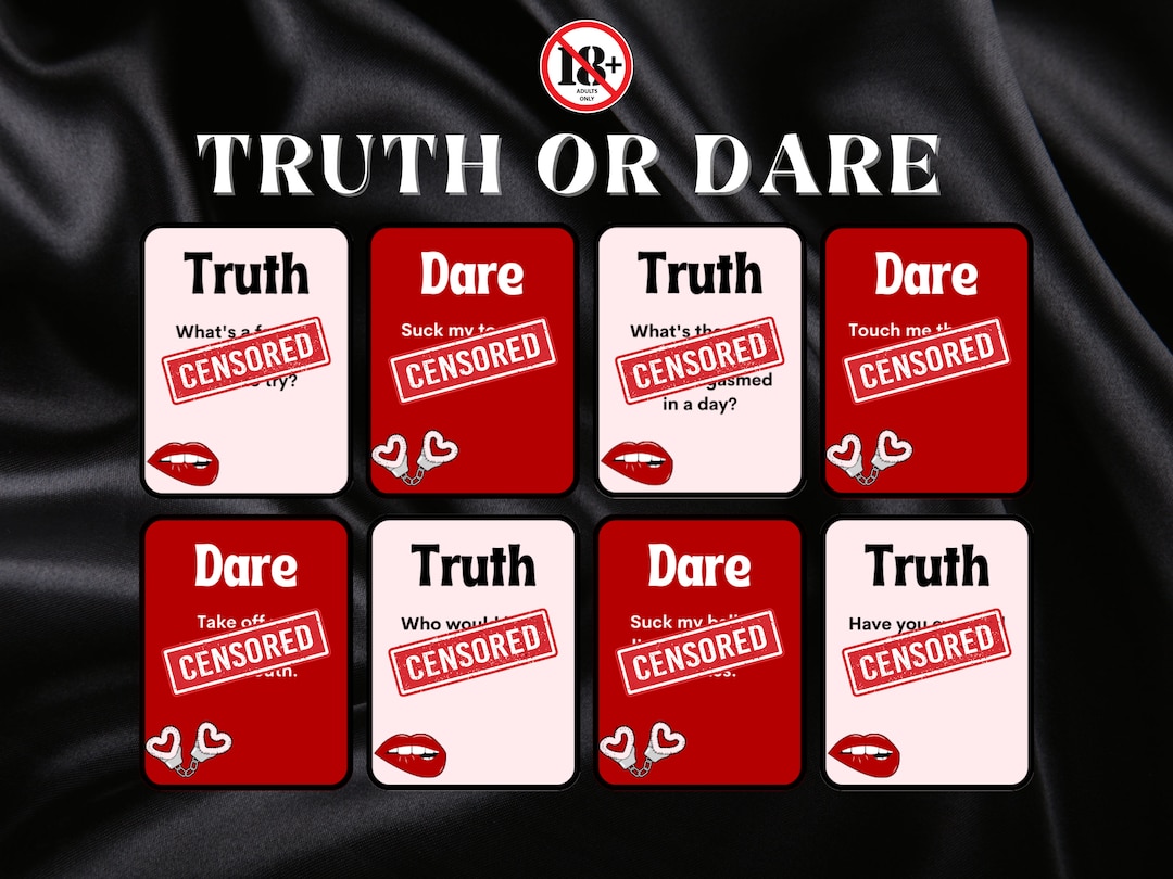 100 KINKY Truth or Dare Cards | Steamy Sex Game for Him or Her | Mature