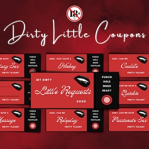 51 SEX Coupons | Naughty Gift | GOTH Sex Coupons | Steamy Sex Game for Him or Her | 51 Dirty Little Requests | Naughty Little PDF File