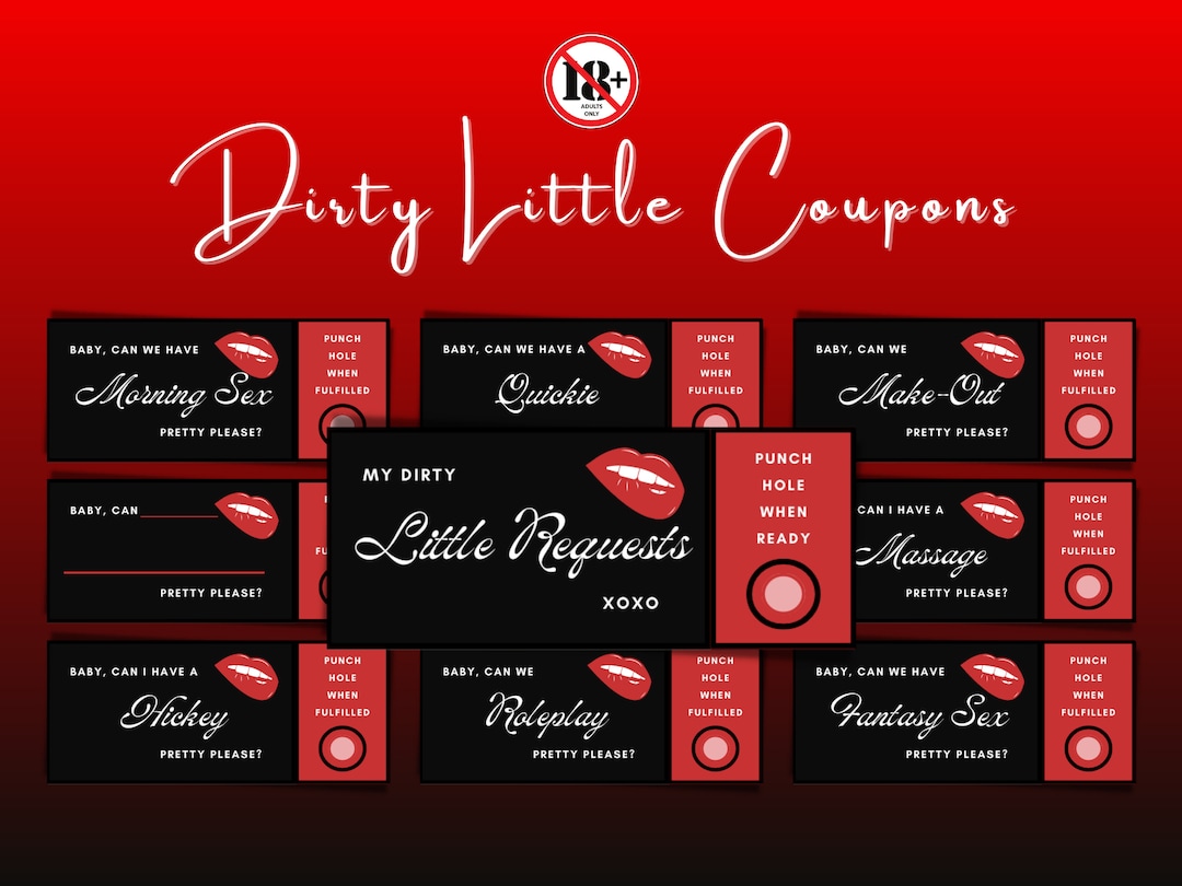 51 SEX Coupons Naughty Gift KINKY Sex Coupons Steamy Sex Etsy