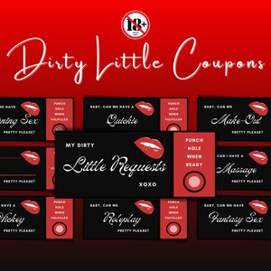 51 SEX Coupons | Naughty Gift | KINKY Sex Coupons | Steamy Sex Game for Him or Her | 51 Dirty Little Requests | Naughty Little PDF File
