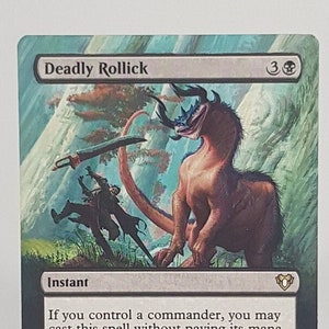 Deadly Rollick - Magic the Gathering Alter dipinto a mano