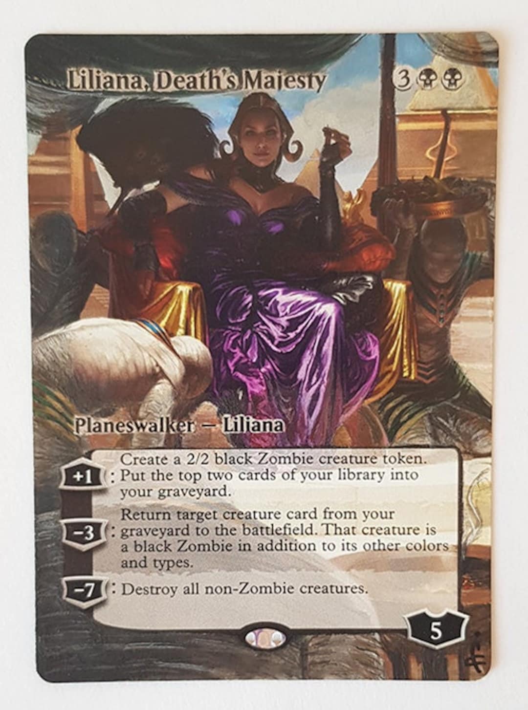 Mtg Modern Horizons 3  MTG Liliana, Death's Majesty  Modern Horizons 3  Commander, Mythic Black Planeswalker (NM)