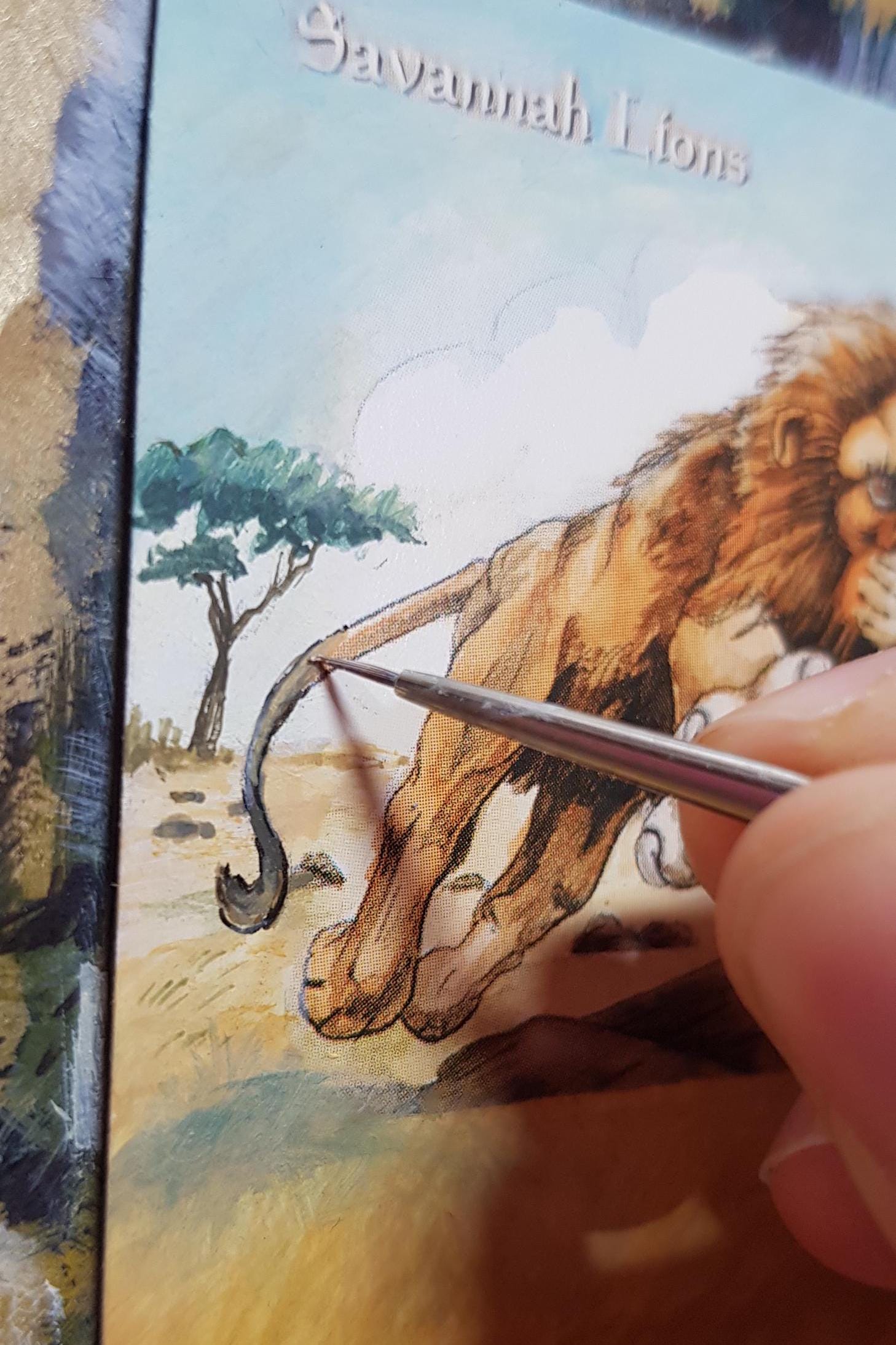 Savannah Lions - Magic the Gathering Hand Painted Alter - Etsy