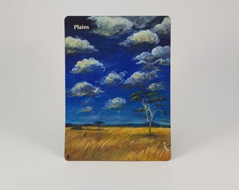 Plains - Magic the Gathering Handmålad Alter