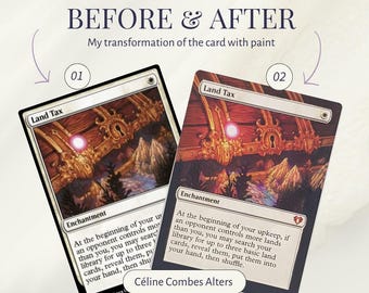 Land Tax - Magic the Gathering Hand Painted Alter - Etsy