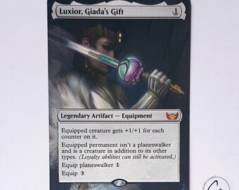 Luxior, Giada&#39;s Gift - Magic the Gathering Hand Painted Alter