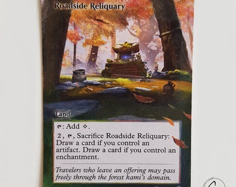 Roadside Reliquary - Magic the Gathering Hand Painted Alter