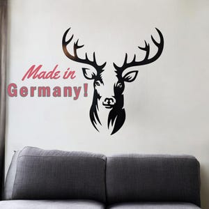 Metal Deer Head Wall Art, Deer Head Wall Art, Deer Lovers, Unique Living Room Wall Decor, Wall Hangings, Christmas gift, Housewarming Gift