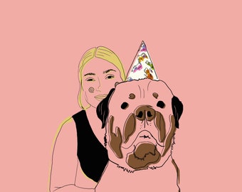 Illustrazione dell'animale domestico della cifra