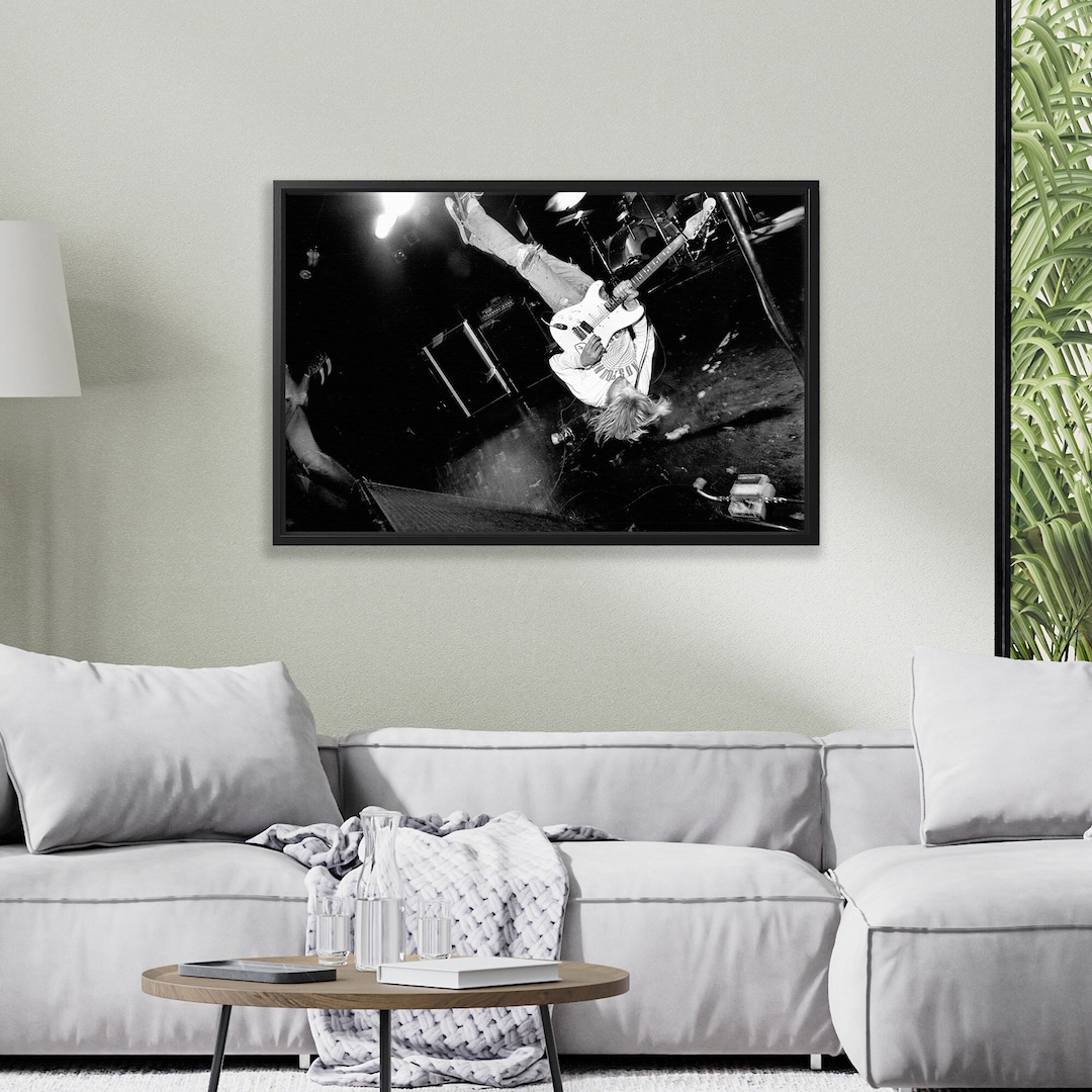 Nirvana Canvas Wall Art, Handmade Printed Canvas, Legend Rock Nirvana