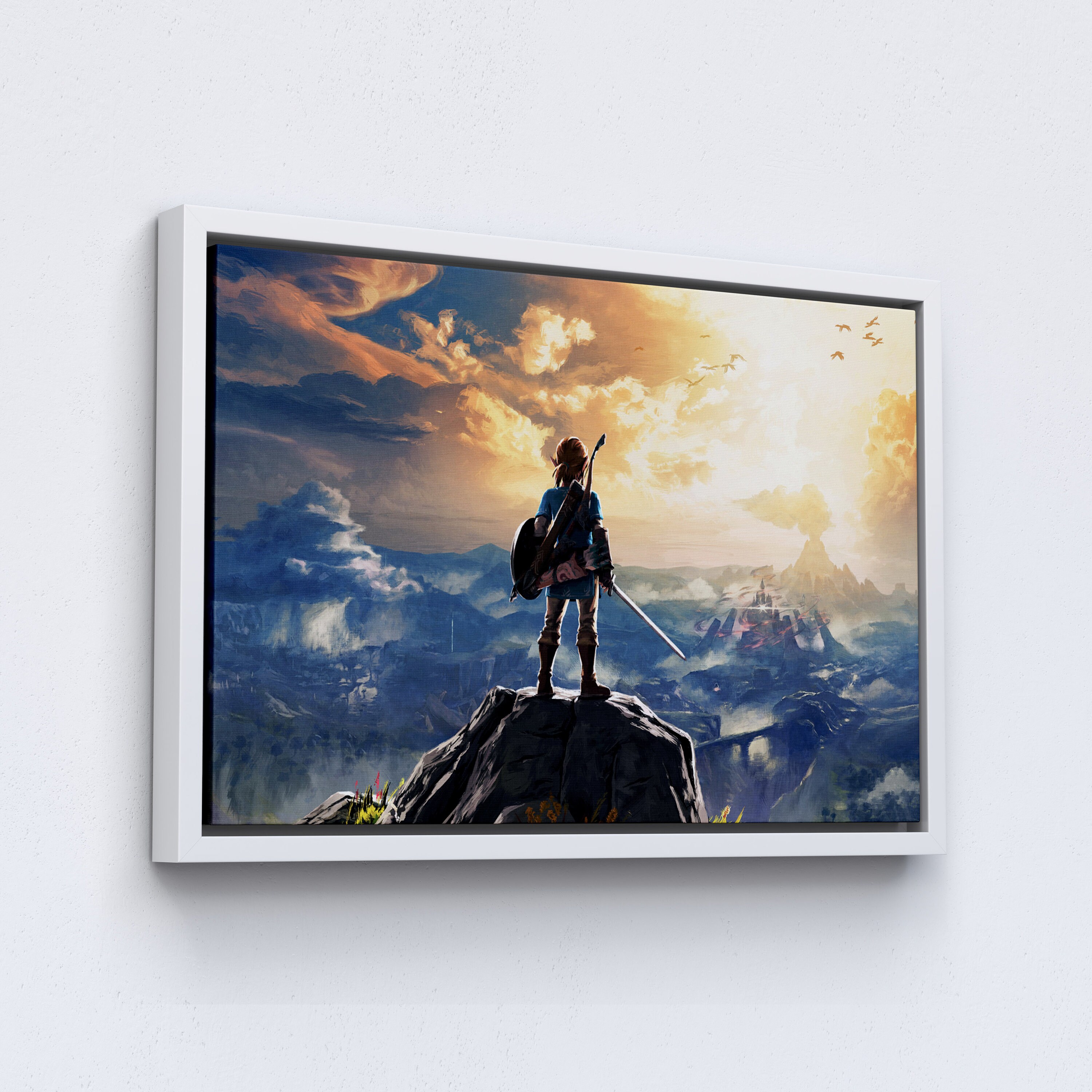 The Legend of Zelda Canvas Zelda Wall Decor the Legend of Etsy