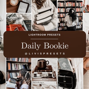 Lightroom Presets Bookstagram Aesthetic, Instagram filters, bright presets bookish book blogger aesthetic books instagram feed bookish cozy