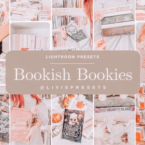Ustawienia wstępne Lightroom Bookstagram Estetyka, filtry Instagram, jasne ustawienia wstępne bloger książek książkowych, ustawienia wstępne bukmachera, filtr książek, bookstagram