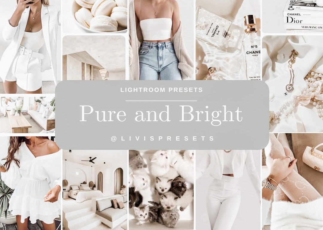 Lightroom Presets Pure, Bright and Airy, Indoor Photo Home, Presets ...
