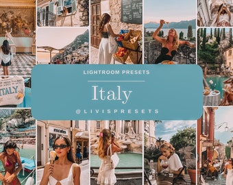 Lightroom presets italy presets dolce vita, presets travel, preset beach, blogger presets italy influencer presets blogger presets summer
