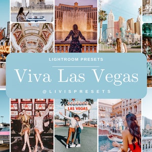 Ajustes preestablecidos de Lightroom las vegas, ajustes preestablecidos de viaje, ajustes preestablecidos de EE. UU., ajustes preestablecidos de blogger ajustes preestablecidos de influencer estadounidense ajustes preestablecidos de blogger usa chica de viaje brillante